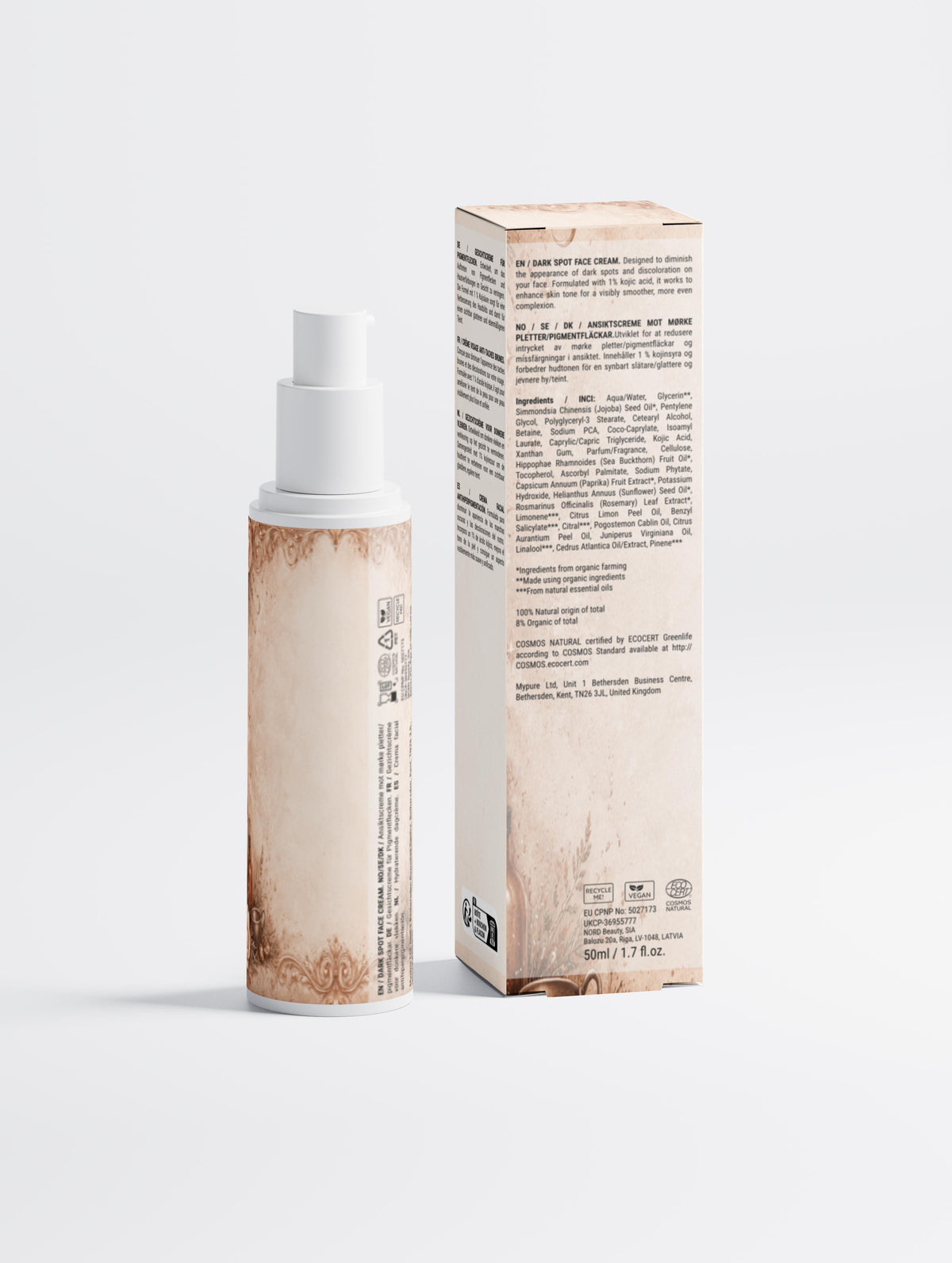 Dark Spot Face Cream with Kojic Acid
