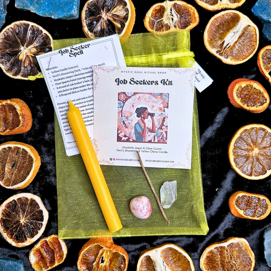 Job Seeker spell kit - career success manifestation ritual by Hex & Harvest Co. apothecary