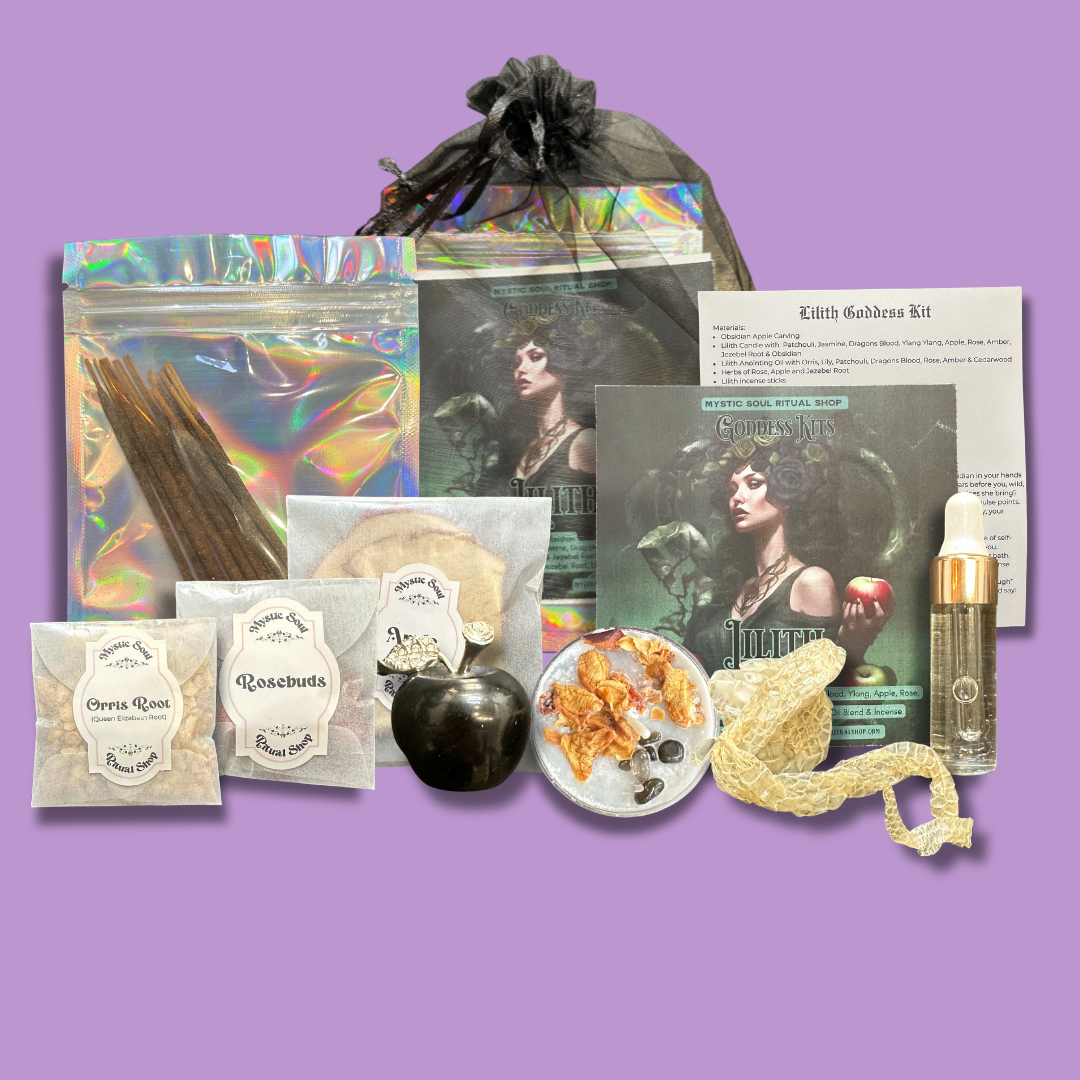 Lilith Goddess Kit - dark feminine shadow work sovereignty ritual by Hex & Harvest Co. apothecary