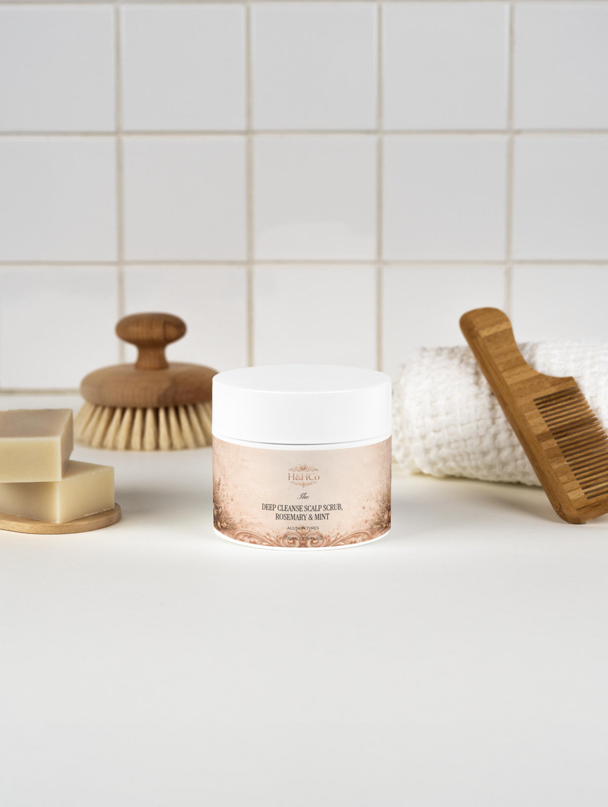 Deep Cleanse Scalp Scrub, Rosemary & Mint – Anti-Dandruff Treatment