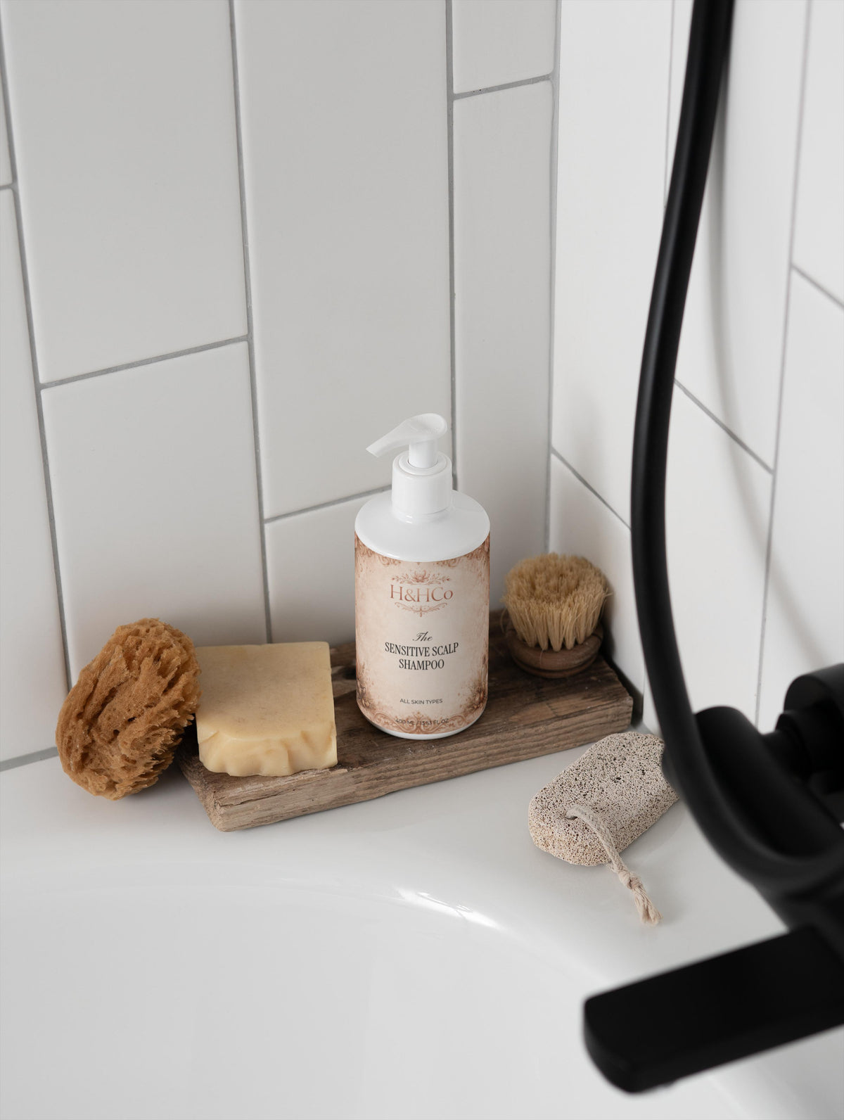 Sensitive Scalp Shampoo, COSMOS Certified Natural Formula