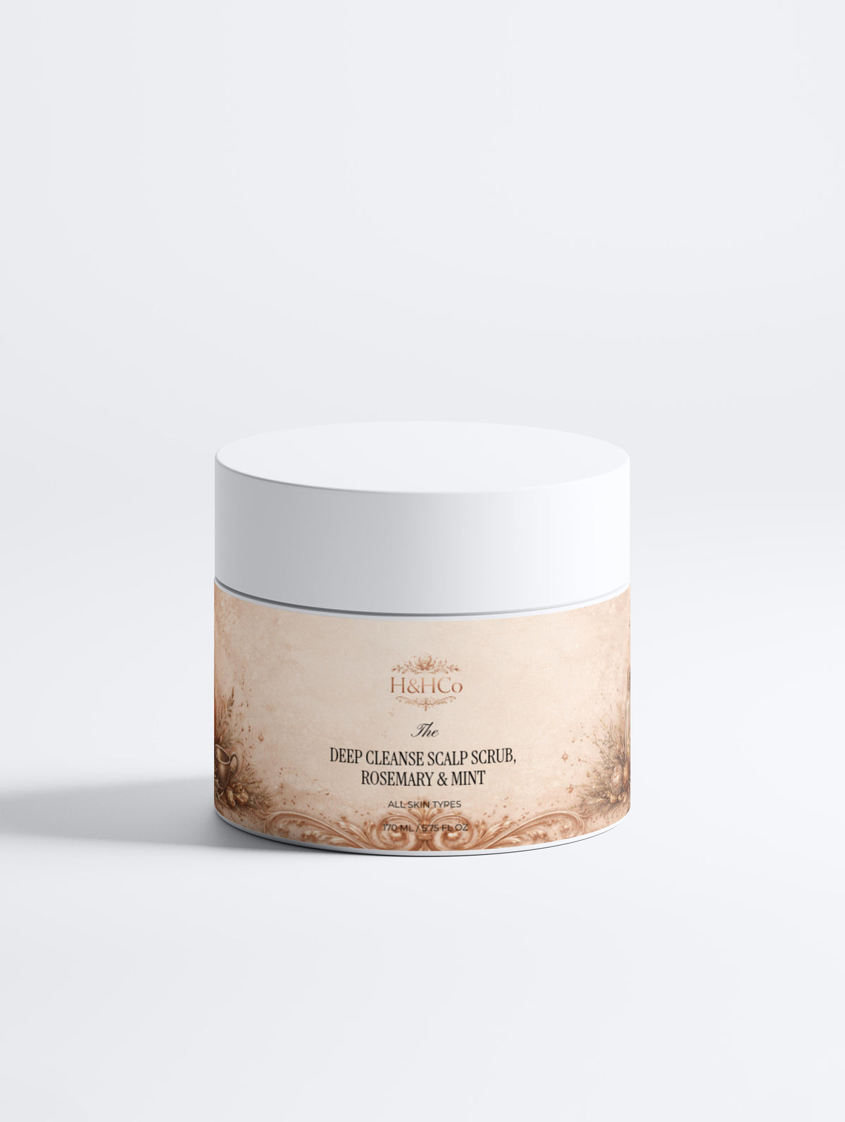 Deep Cleanse Scalp Scrub Rosemary Mint - vegan gluten free natural hair care by Hex & Harvest Co.