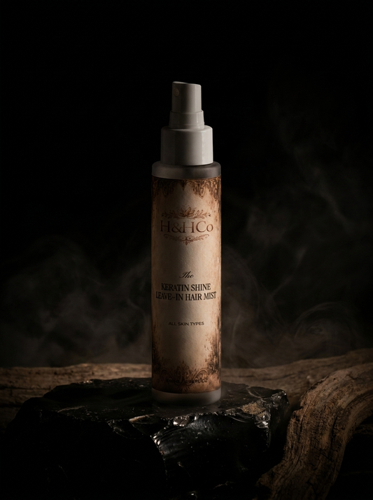 Keratin Shine Leave-In Hair Mist – Frizz Control & Detangler
