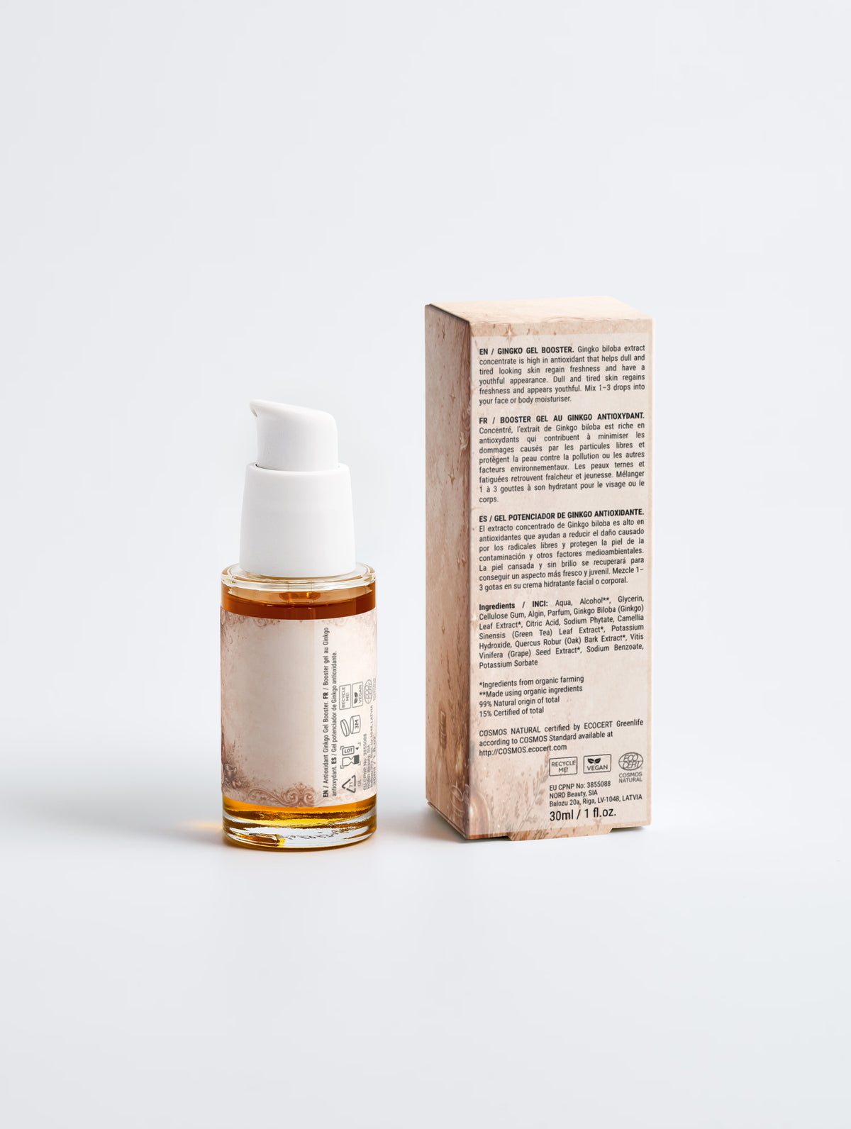 Antioxidant Ginkgo Gel Booster