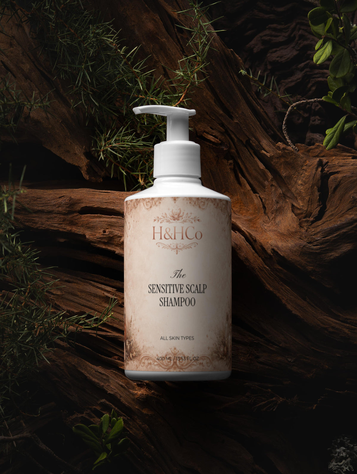 Sensitive Scalp Shampoo, COSMOS Certified Natural Formula