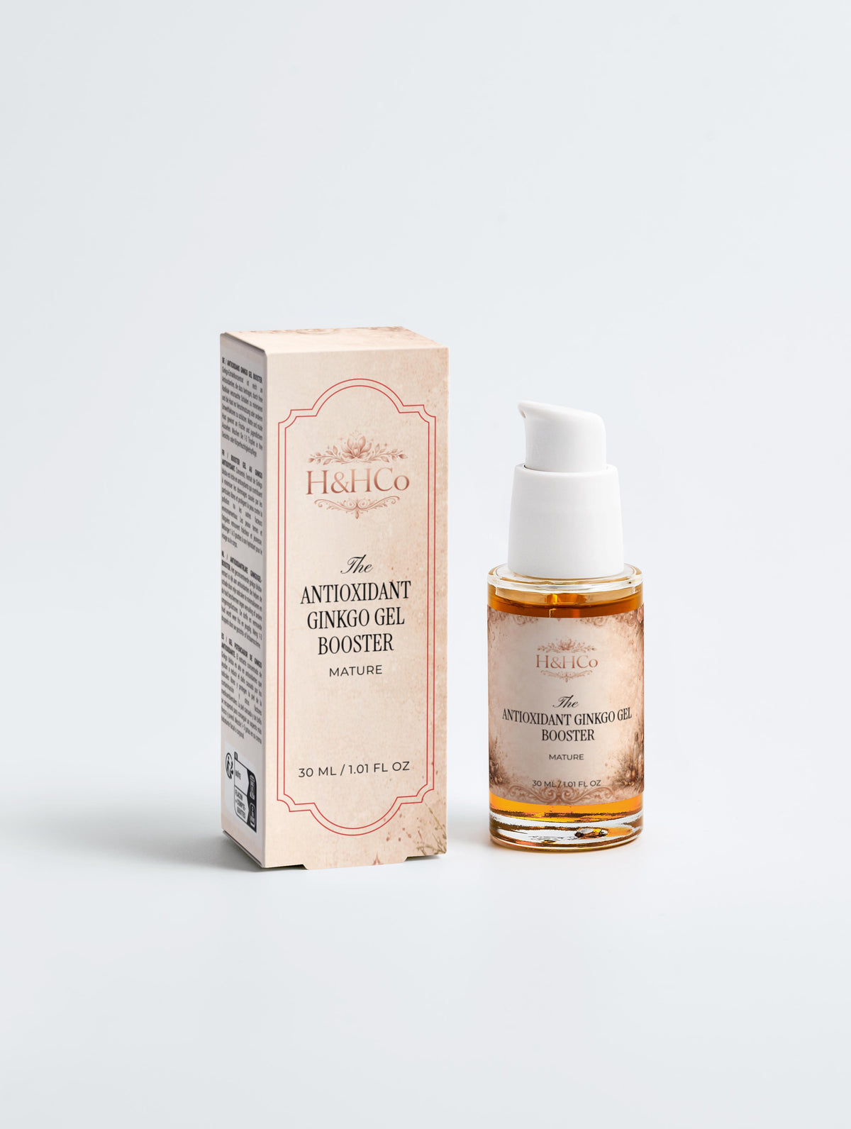 Antioxidant Ginkgo Gel Booster - vegan gluten free natural apothecary skincare by Hex & Harvest Co.