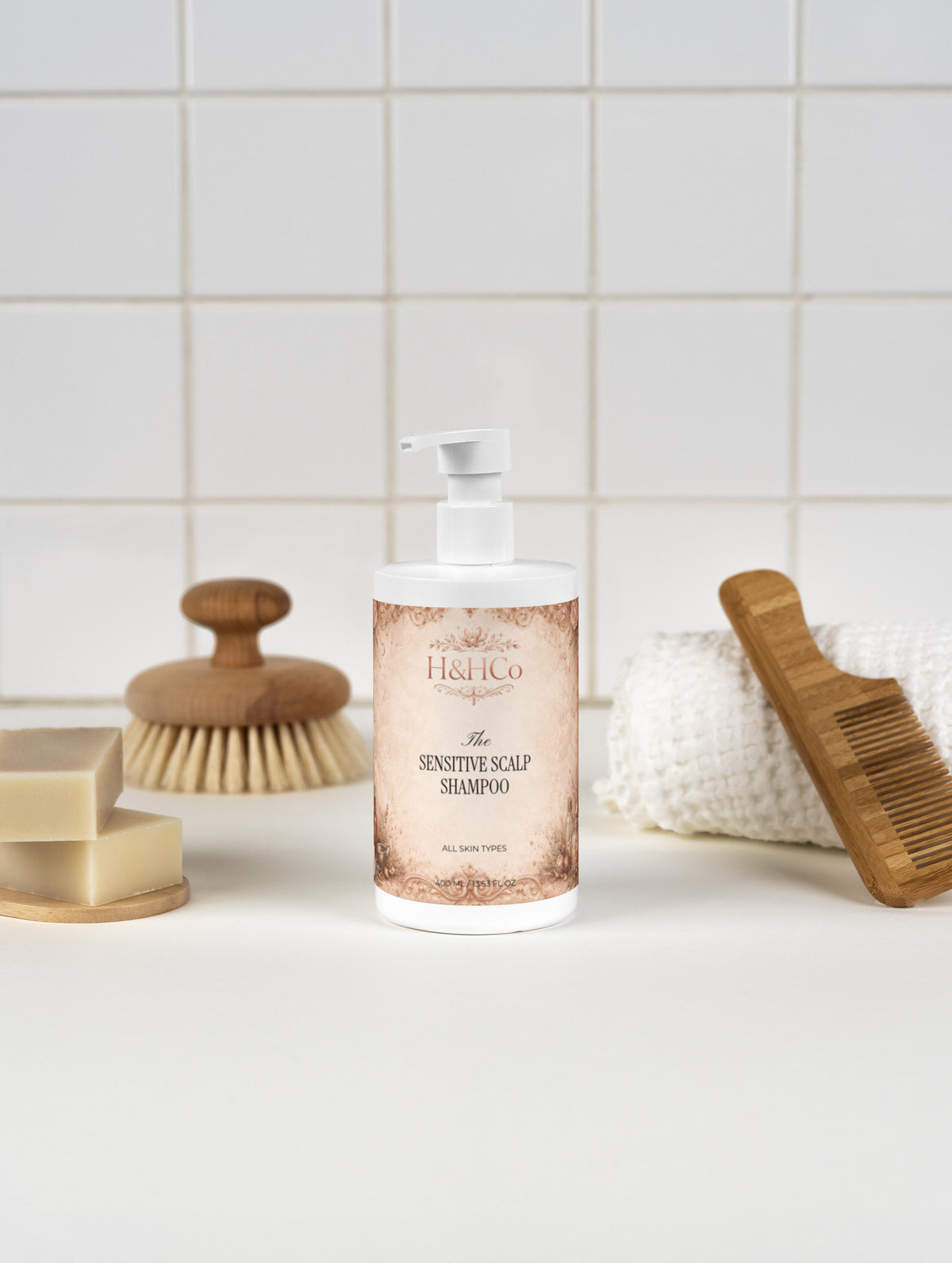 Sensitive Scalp Shampoo, COSMOS Certified Natural Formula