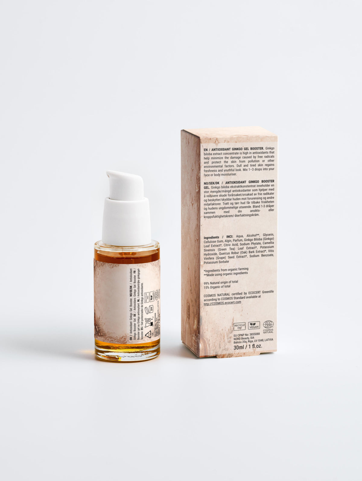 Antioxidant Ginkgo Gel Booster