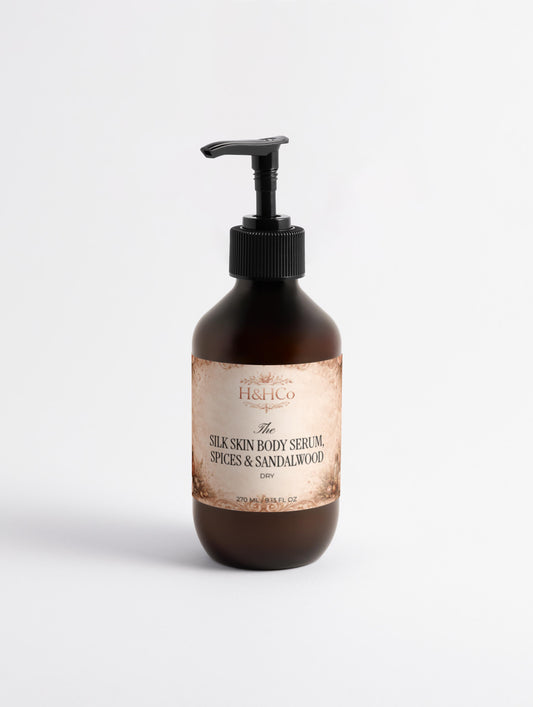 Silk Skin Body Serum, Spices & Sandalwood