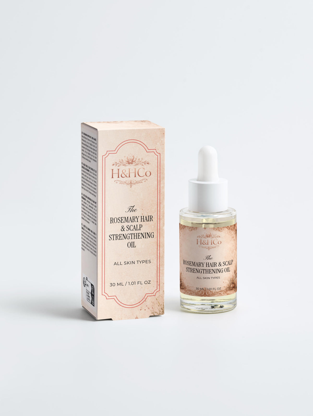 Rosemary Hair and Scalp Strengthening Oil - vegan gluten free natural by Hex & Harvest Co.